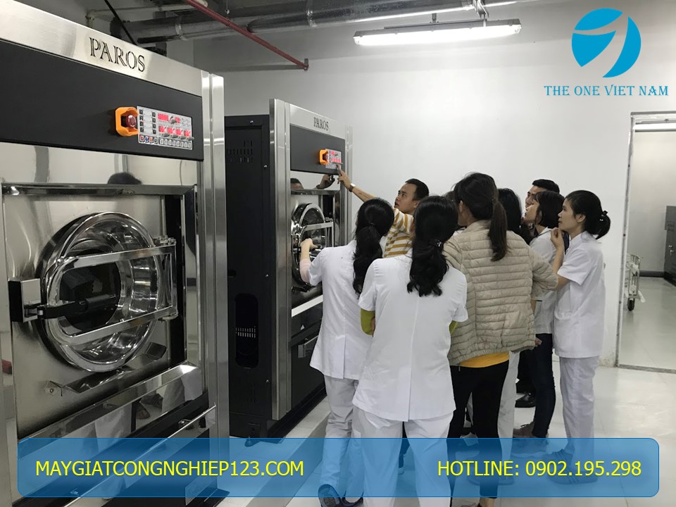 Lắp đặt máy giặt cho bệnh viện tại Hà Tĩnh